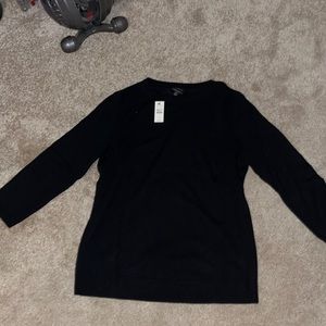 Talbots Aubrey Black Cashmere Sweater size M